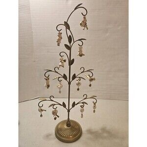 Hallmark Miniature Keepsake Tree & Ornaments 12 Little Days of Christmas AS IS